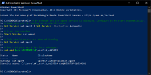 PowerShell als Admin
